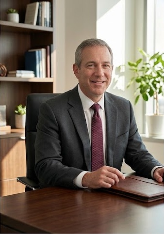 Elliot Brandt at his desk