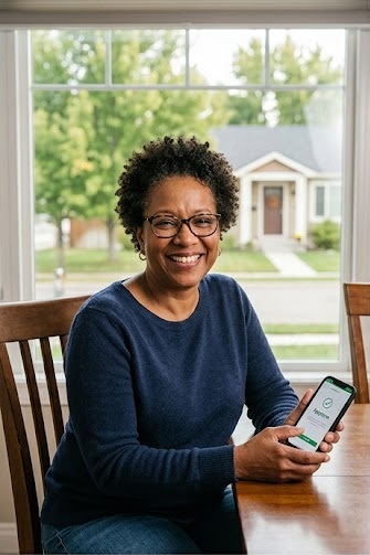 Renee T. at home